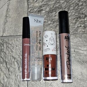 Cold Brew Mocha Lip Gloss Oil, Glittery Lip Oil, Hot Chocolate Lip Gloss & More